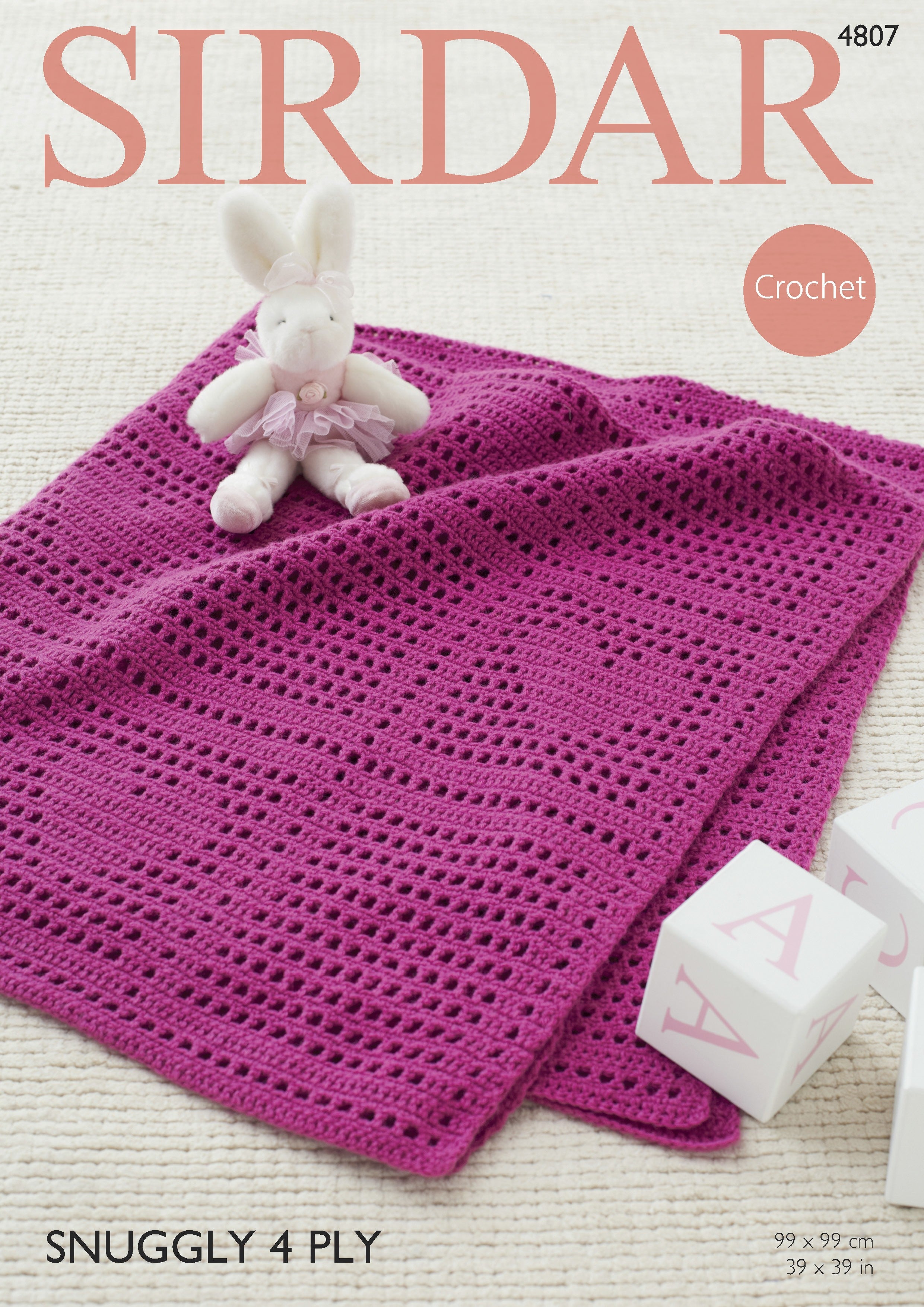 Leaflet 4807 - Sirdar 4 Ply Crochet blanket