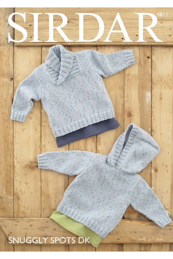 Leaflet 4811 - Sirdar Snuggly DK Jumper & hoodie