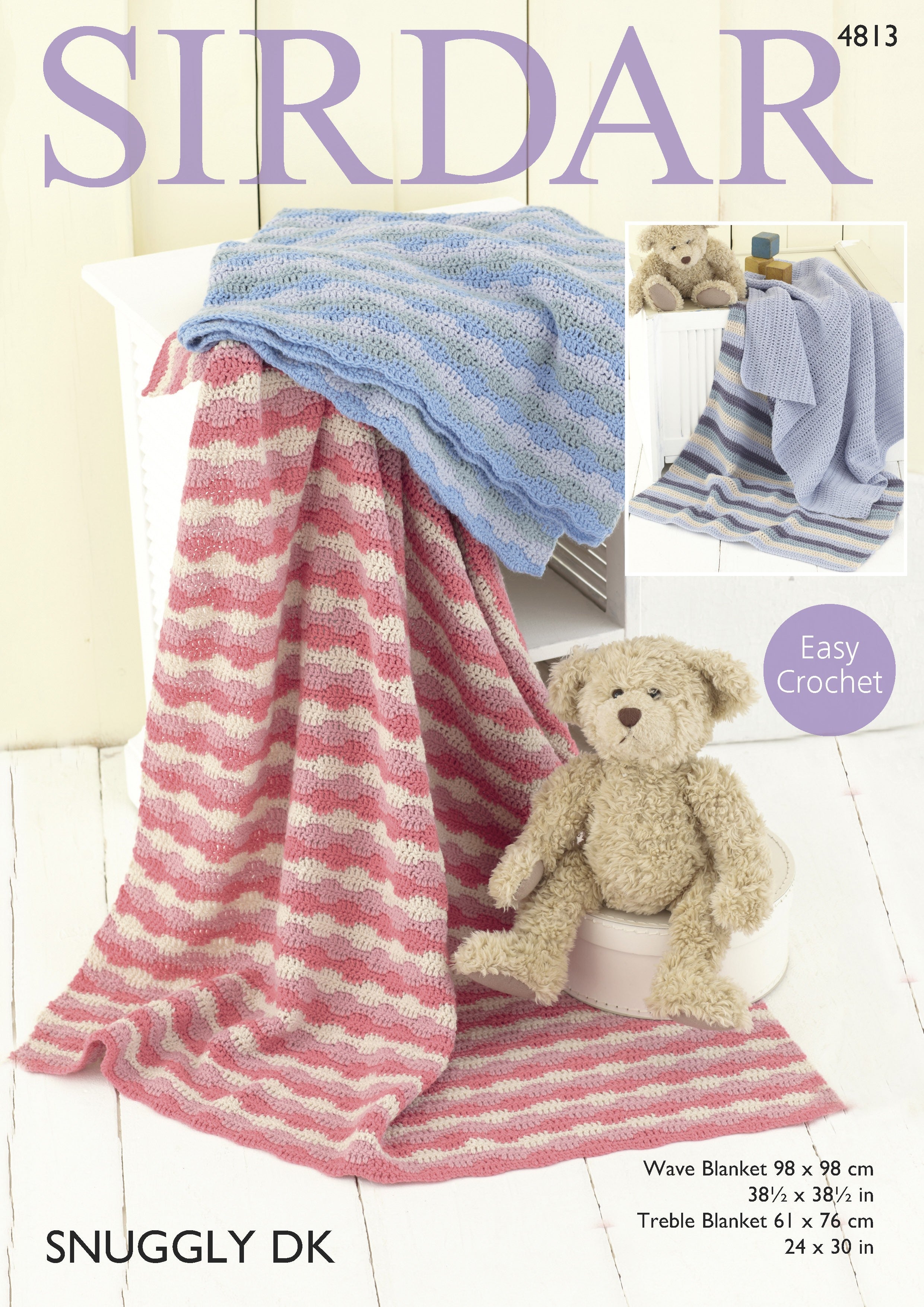 Leaflet 4813 - Sirdar DK Blankets