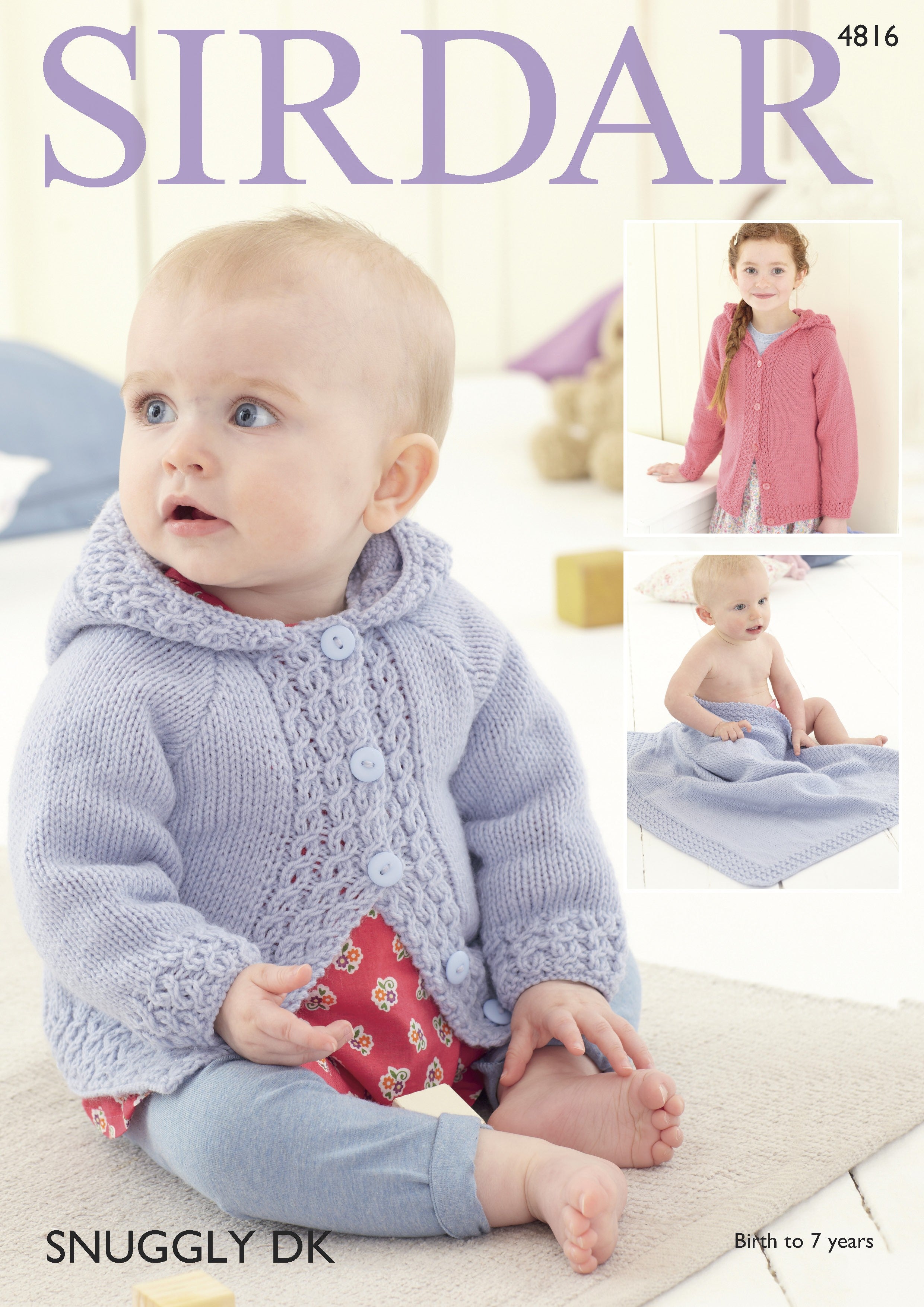 Leaflet 4816 - Sirdar Snuggly DK hoodie & blanket