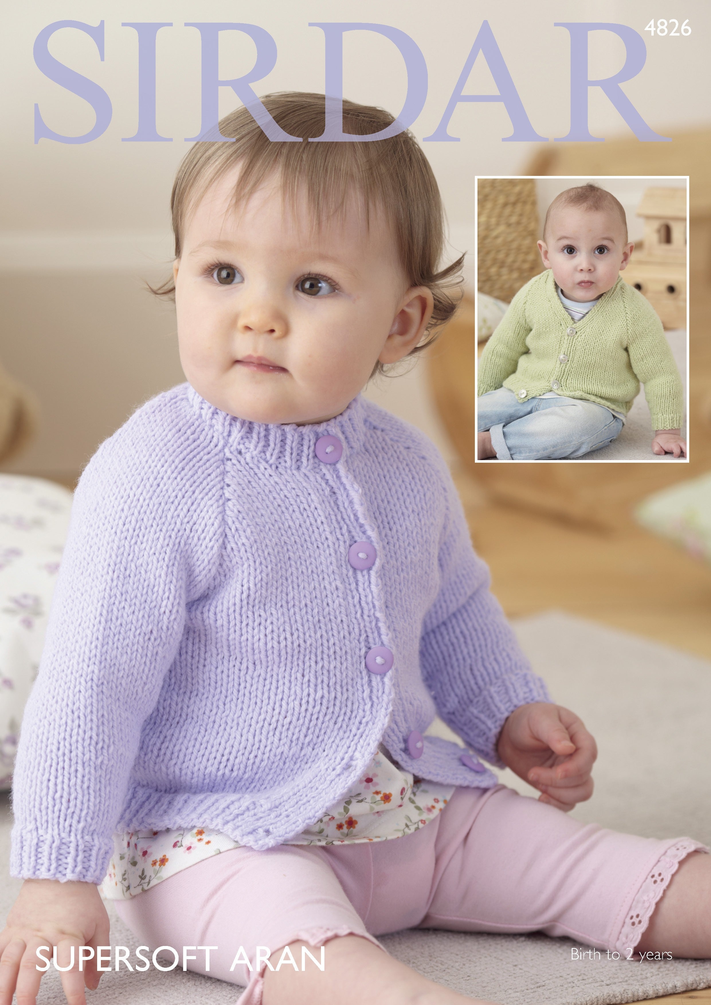 Leaflet 4826 - Sirdar 10 Ply cardigan