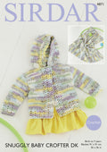 Leaflet 4871 - Sirdar DK Crochet hoodie & blanket