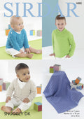 Leaflet 4880 - Sirdar DK jumper, cardigan & blanket