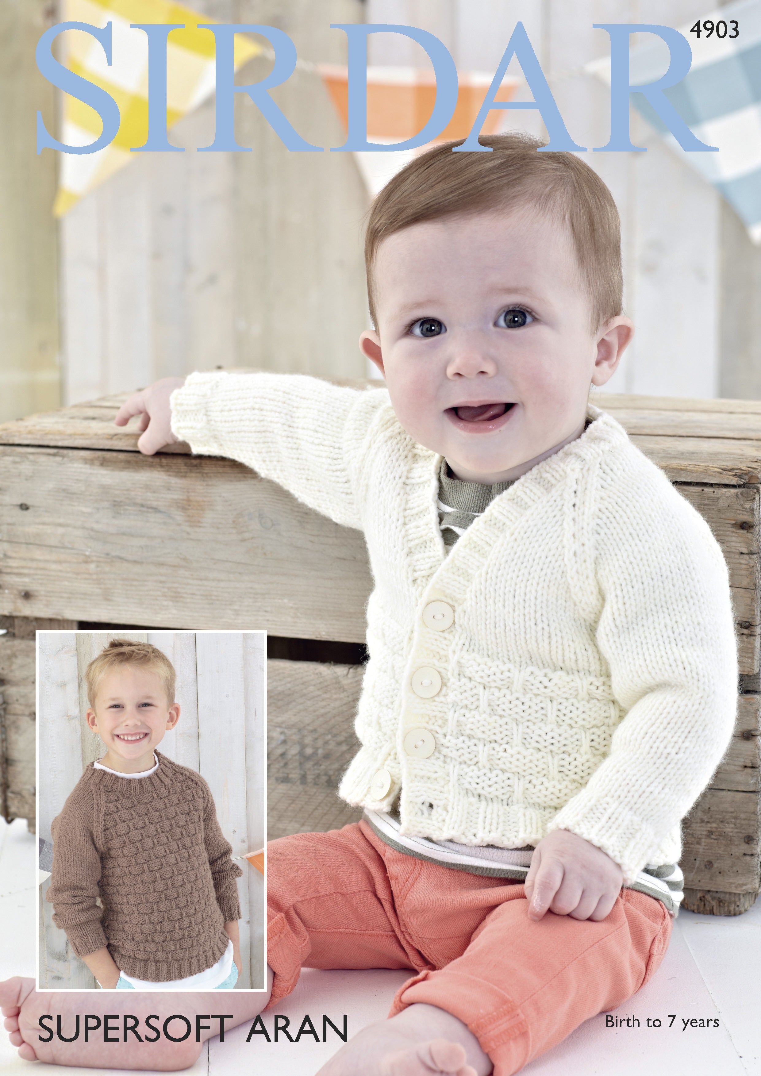 Leaflet 4903 - Sirdar 10 Ply cardigan & jumper