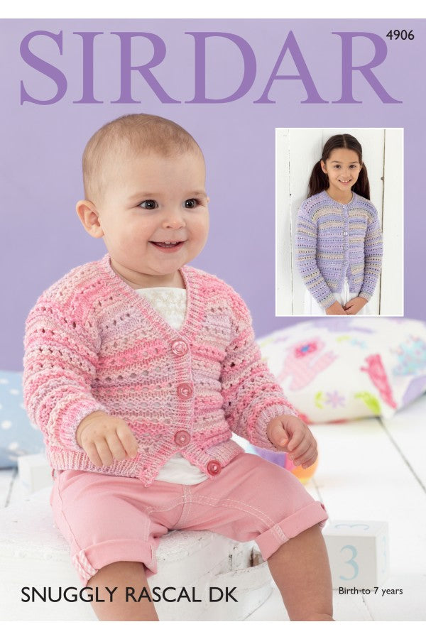 Leaflet 4906 - Sirdar DK Cardigan