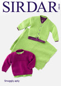 Leaflet 4940 - Sirdar 4 Ply cardigan, jumper & blanket