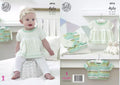 Leaflet 4976 - King Cole 4 Ply dress & cardigan