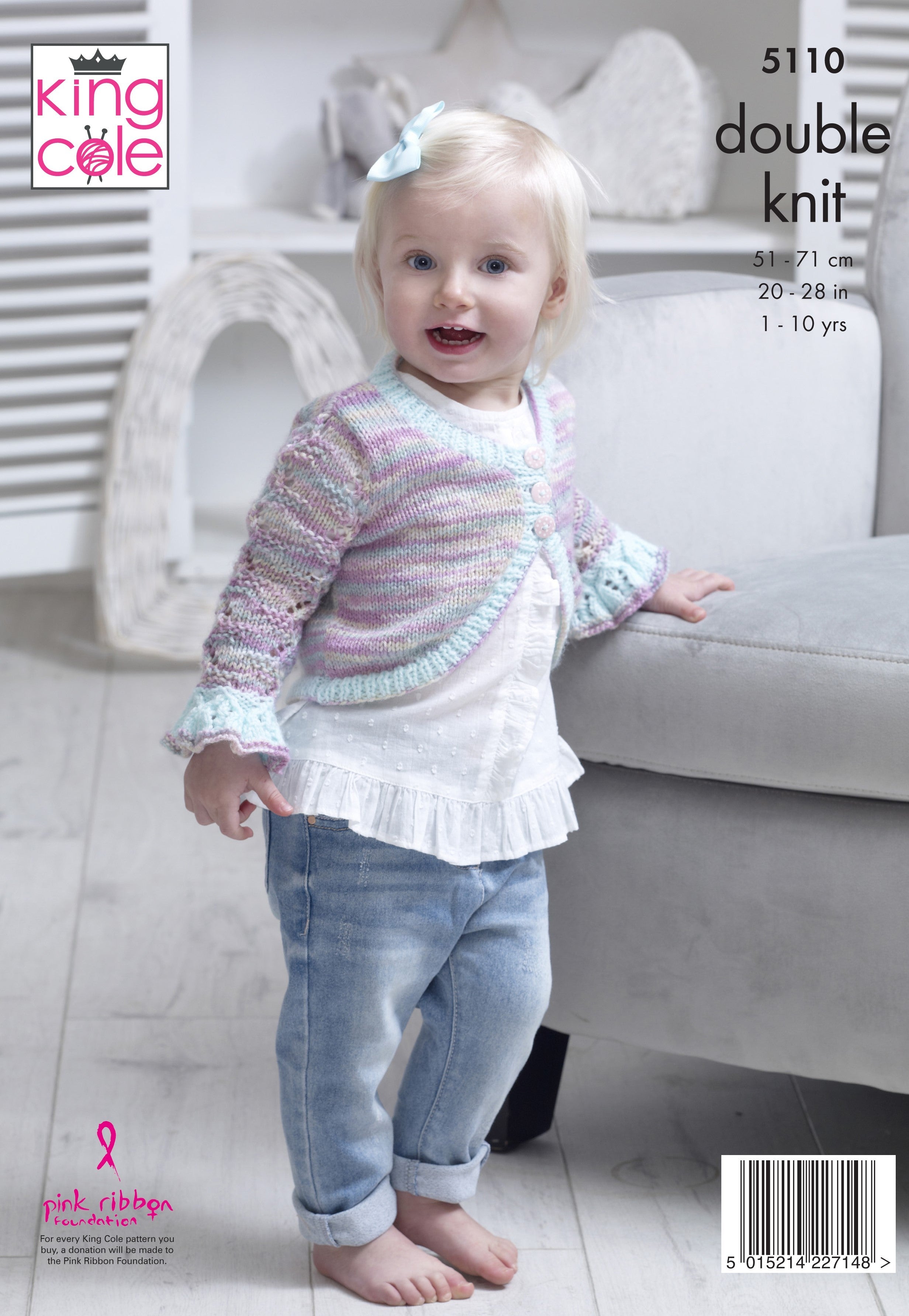 Leaflet 5110 - King Cole DK jumper & bolero