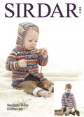 Leaflet 5152 - Sirdar Snuggly Baby Crofter DK cardigan & hoodie