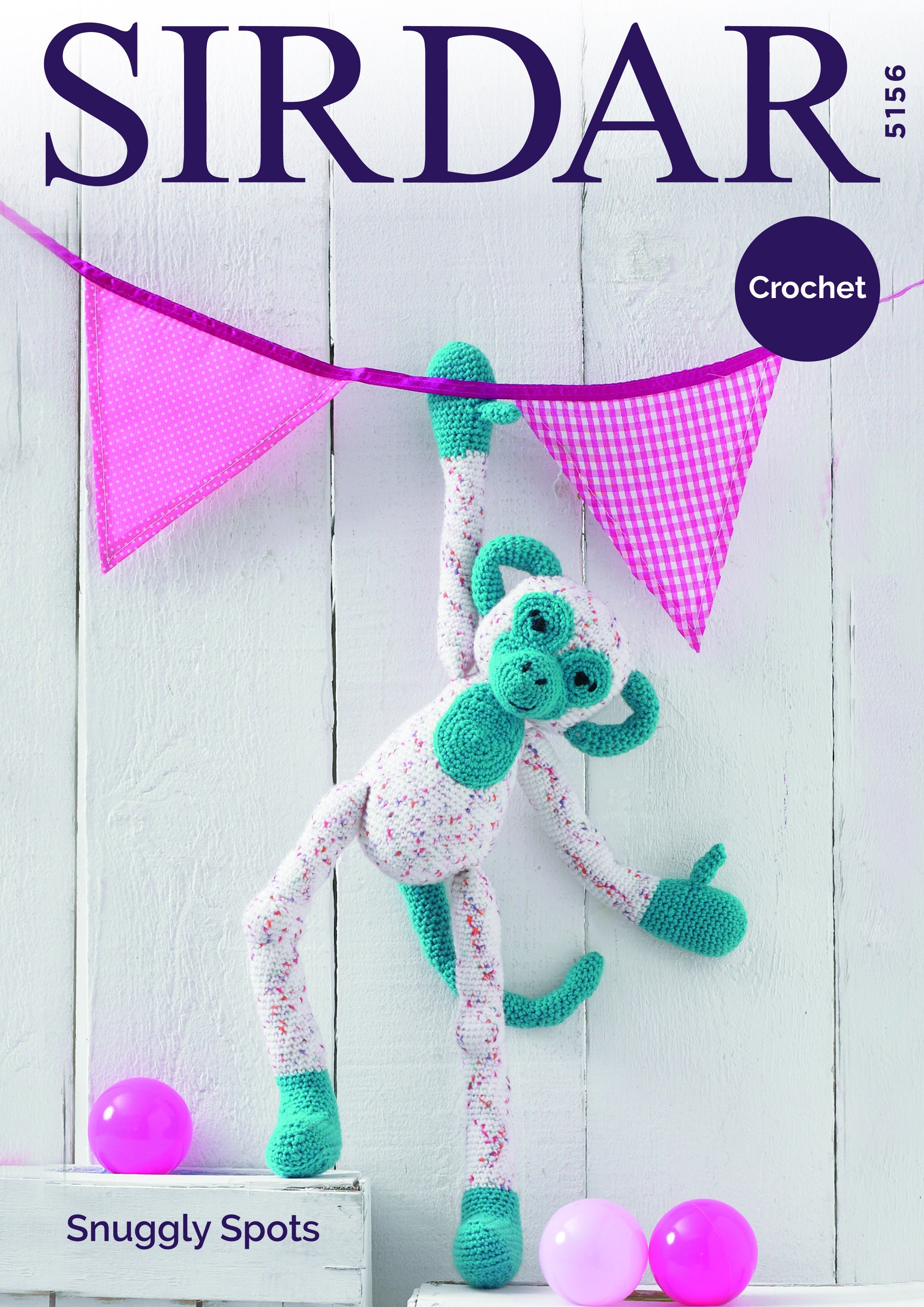 Leaflet  5156 - Sirdar DK Crochet monkey