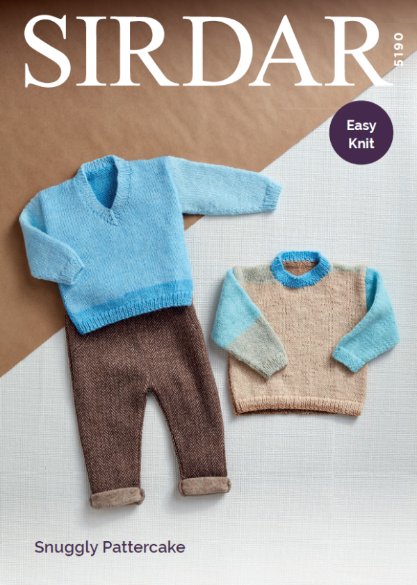 Leaflet 5190 - Sirdar DK jumper 0-7 yrs