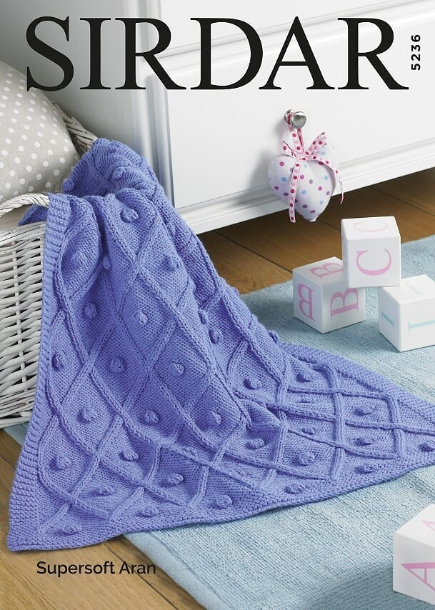 Leaflet 5236 Sirdar 10ply Baby Blanket