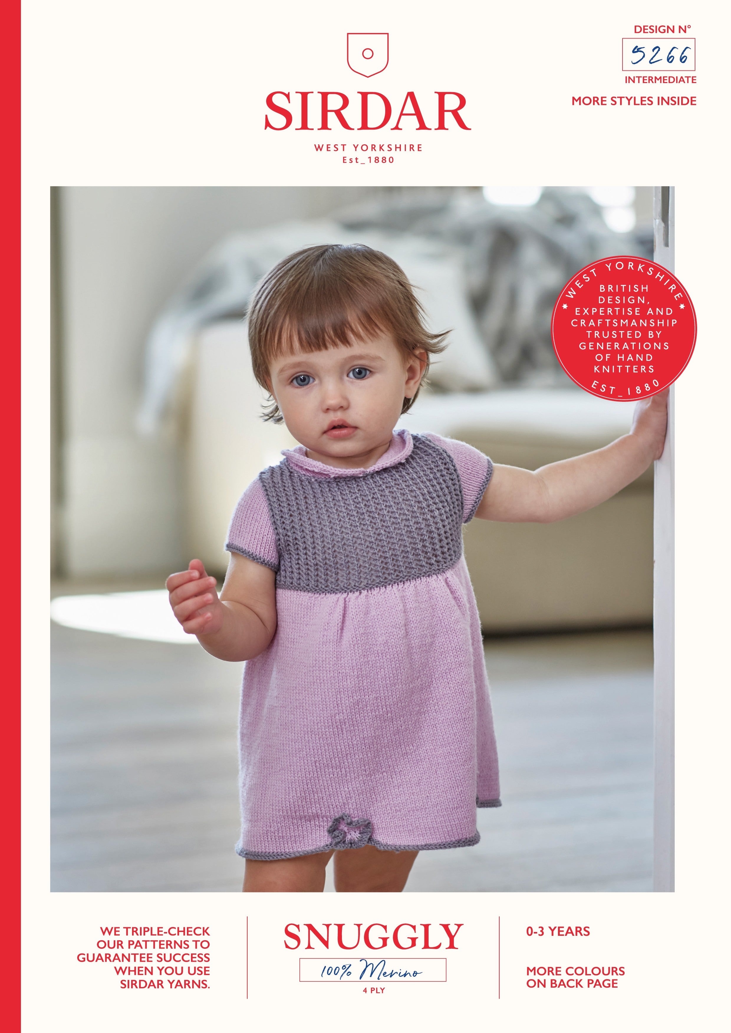 Leaflet 5266 - Sirdar 4 Ply dress