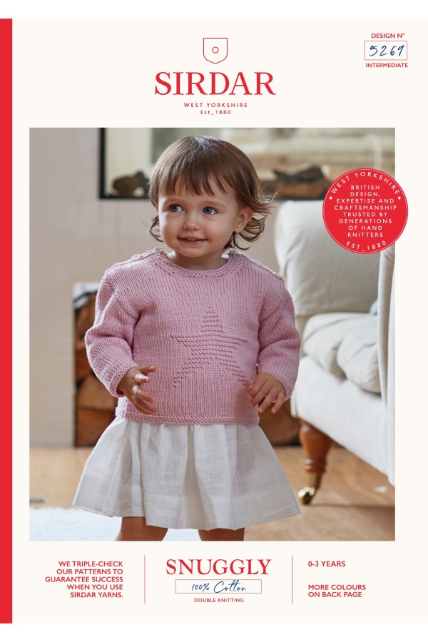 Leaflet 5269 - Sirdar Snuggly DK jumper