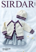 Leaflet 5288 - Sirdar Snuggly DK cardigan & hat