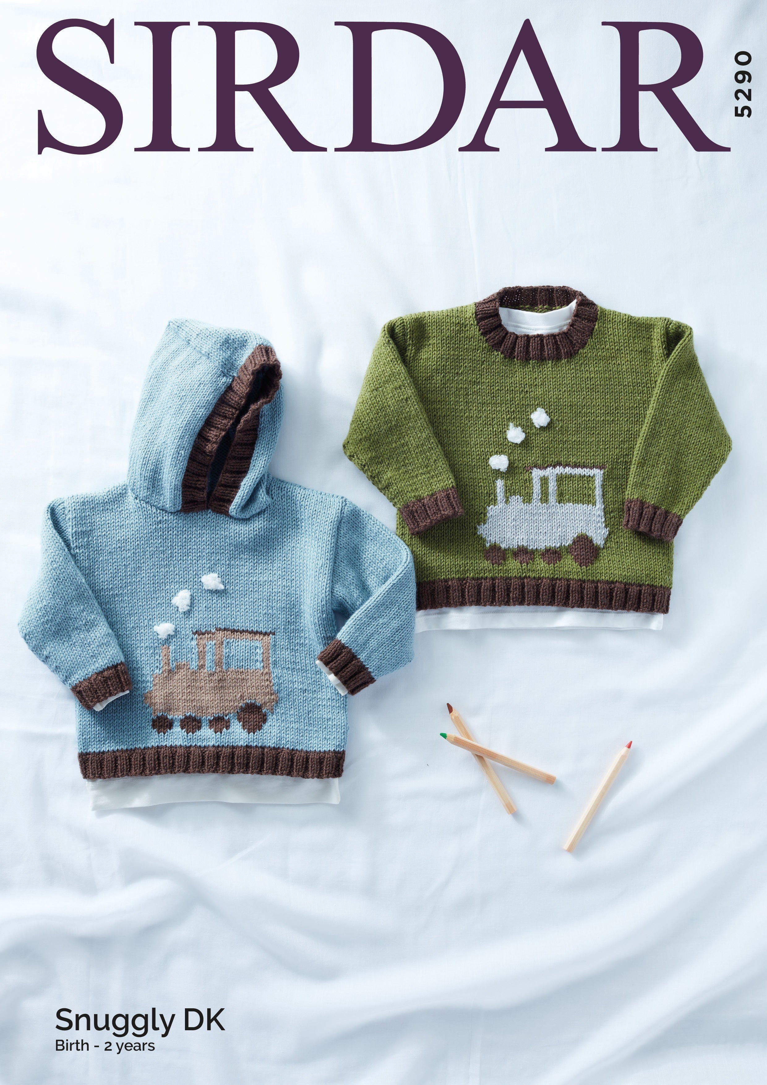 Leaflet 5290 - Sirdar Snuggly DK jumper & hoodie