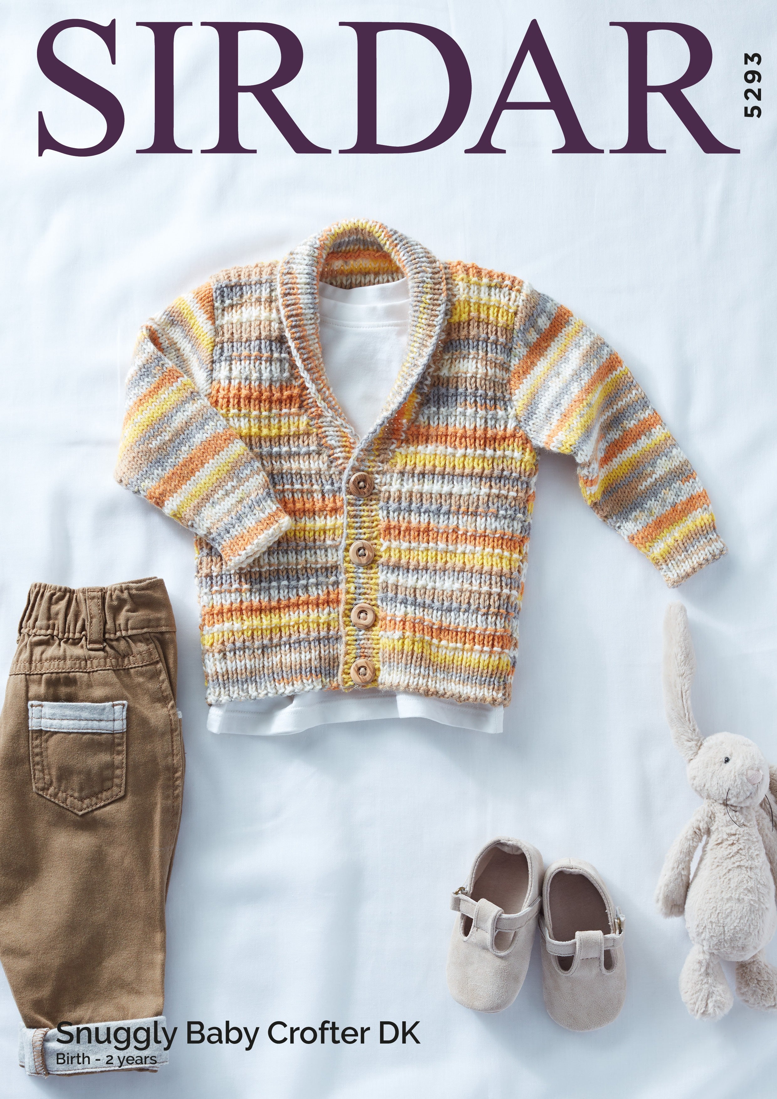 Leaflet 5293 - Sirdar Baby Crofter DK Cardigan