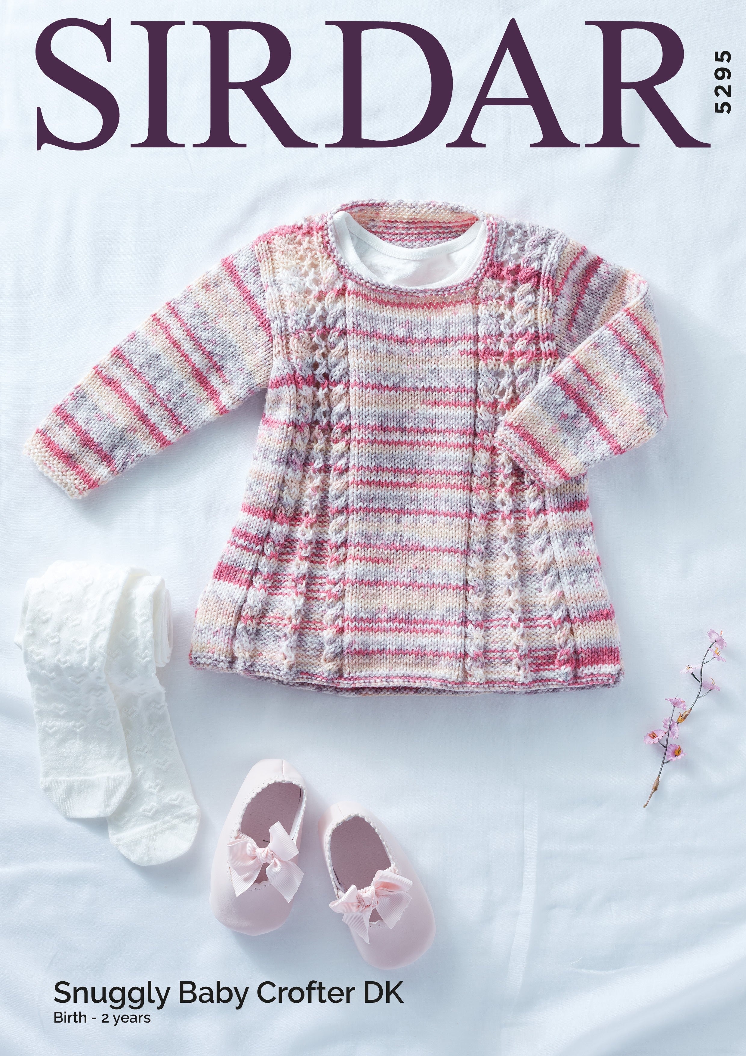 Leaflet 5295 - Sirdar Baby Crofter DK dress