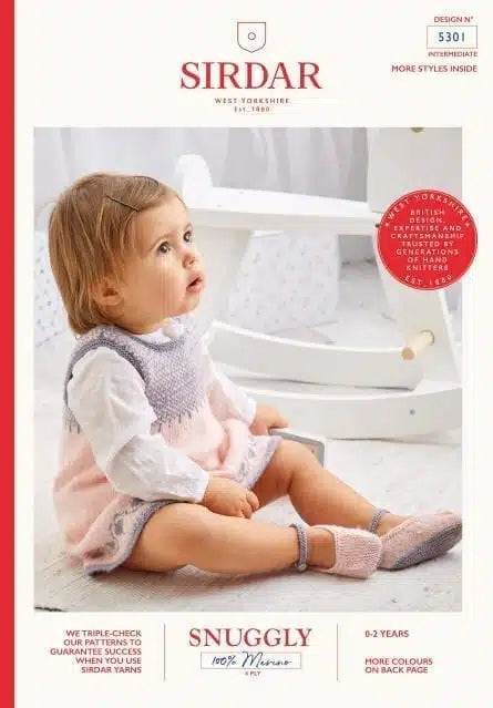 Leaflet 5301 - Sirdar Snuggly 4 ply dress