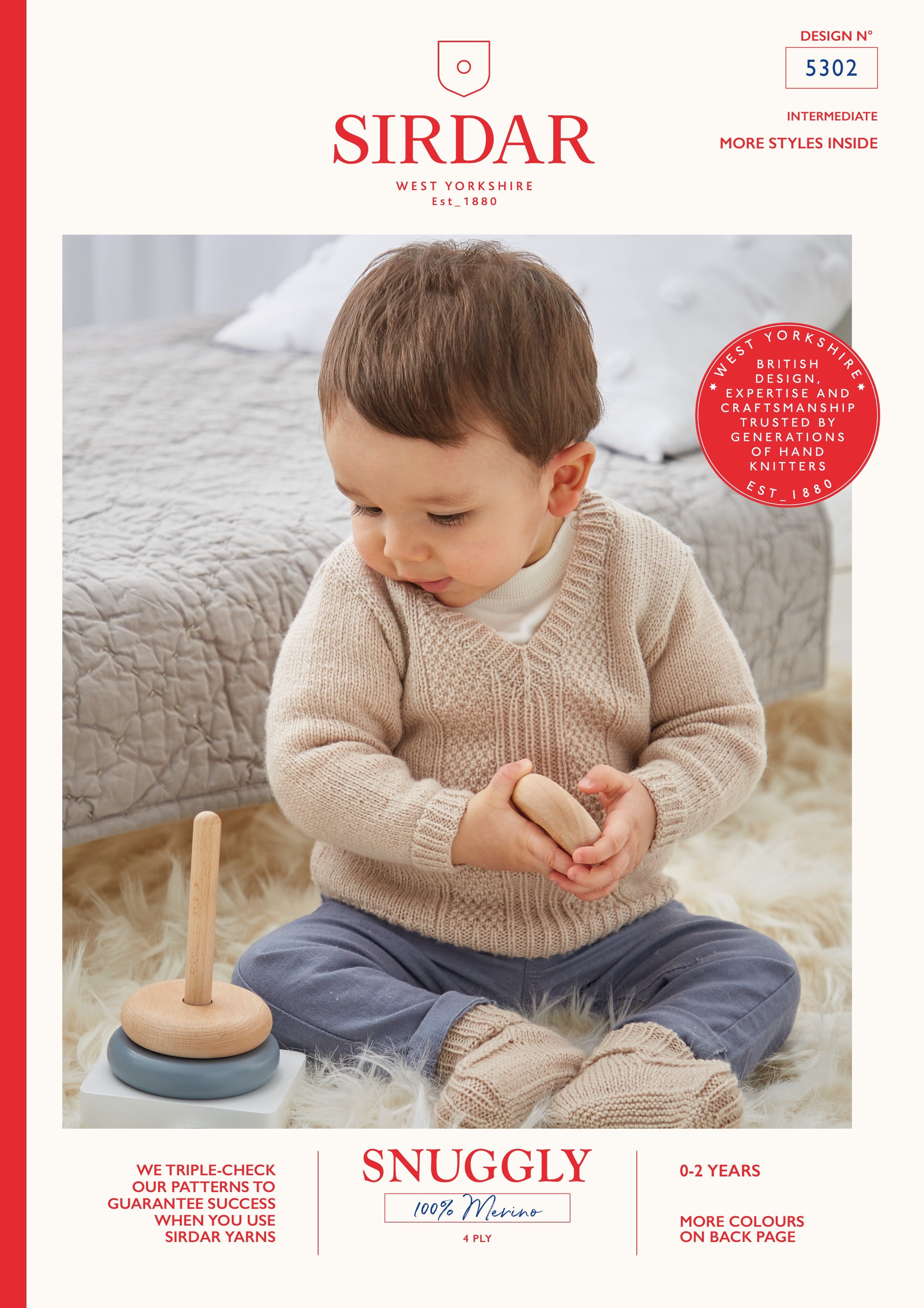 Leaflet 5302 - Sirdar 4 Ply Jumper