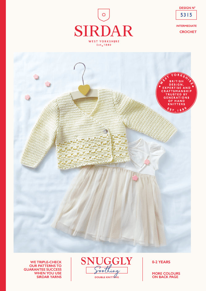 Leaflet 5315 - Sirdar Soothing DK Cardigan