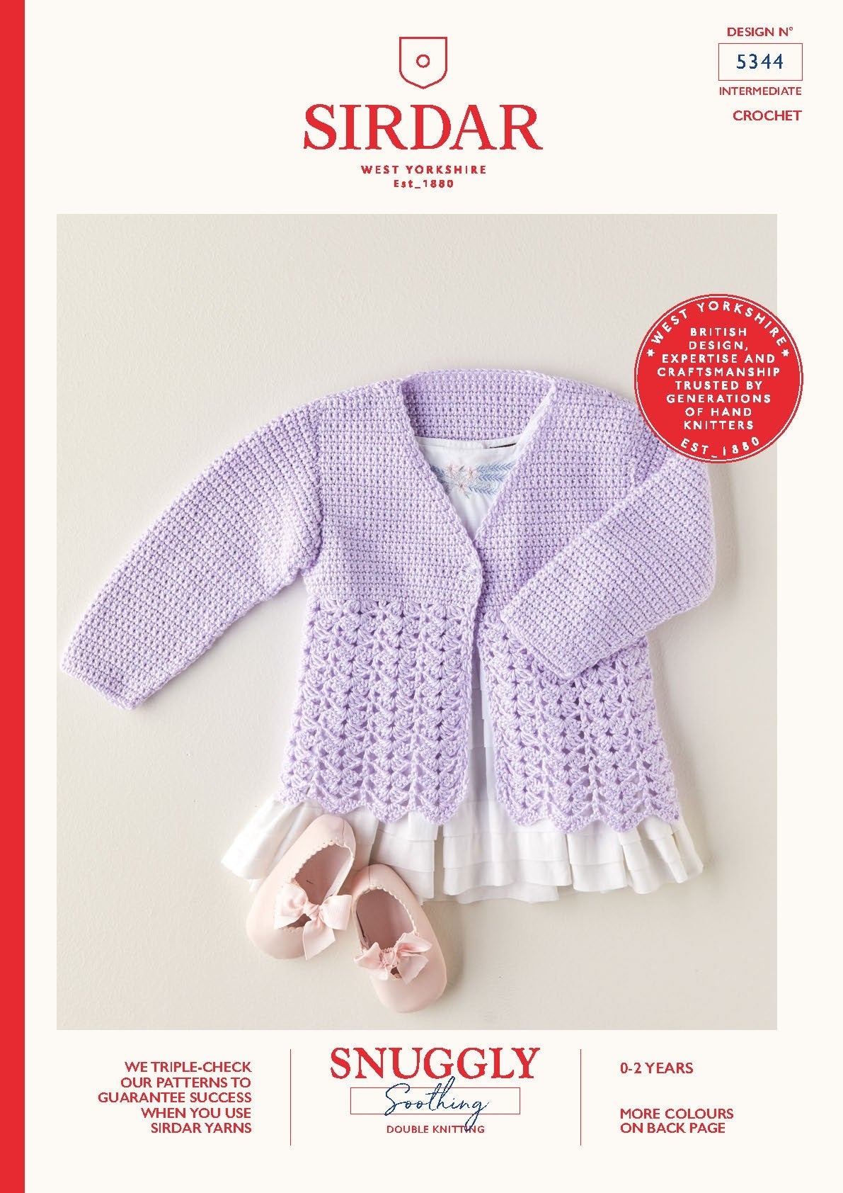 Leaflet 5344 - Sirdar DK Crochet jacket
