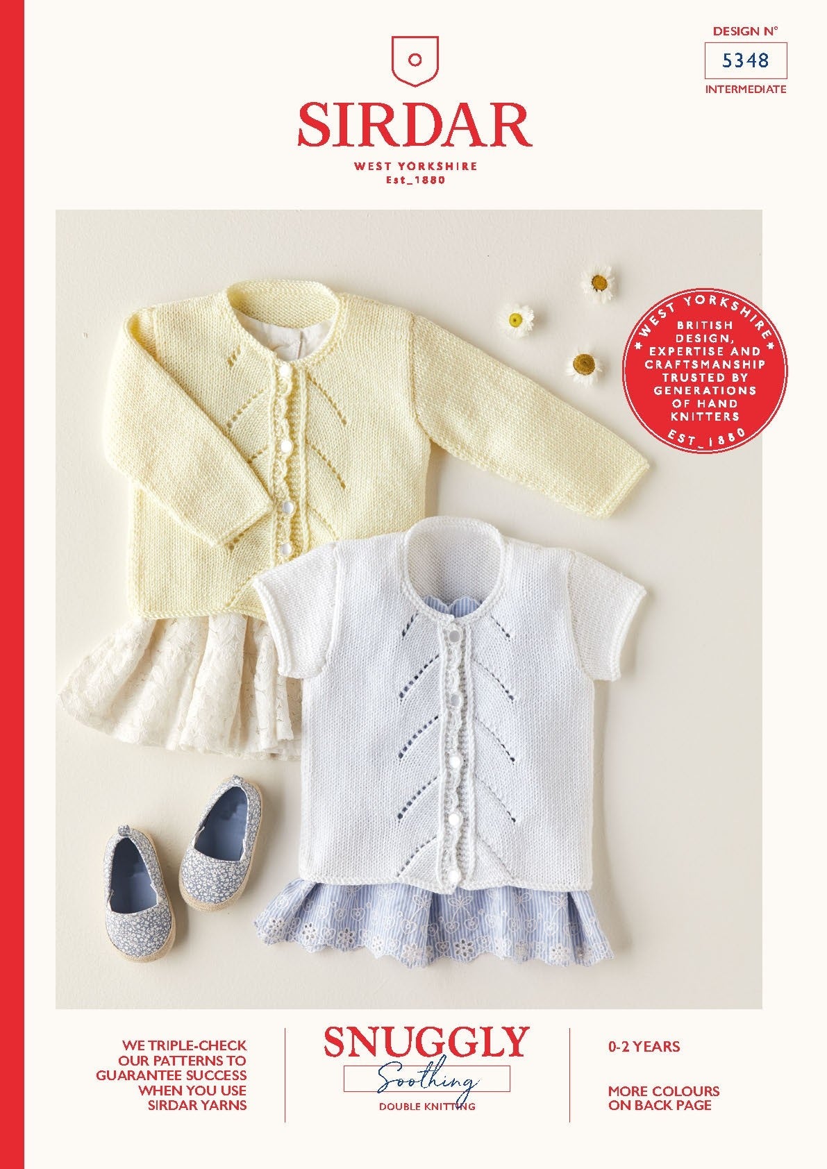 Leaflet 5348 - Sirdar 8 Ply cardigan