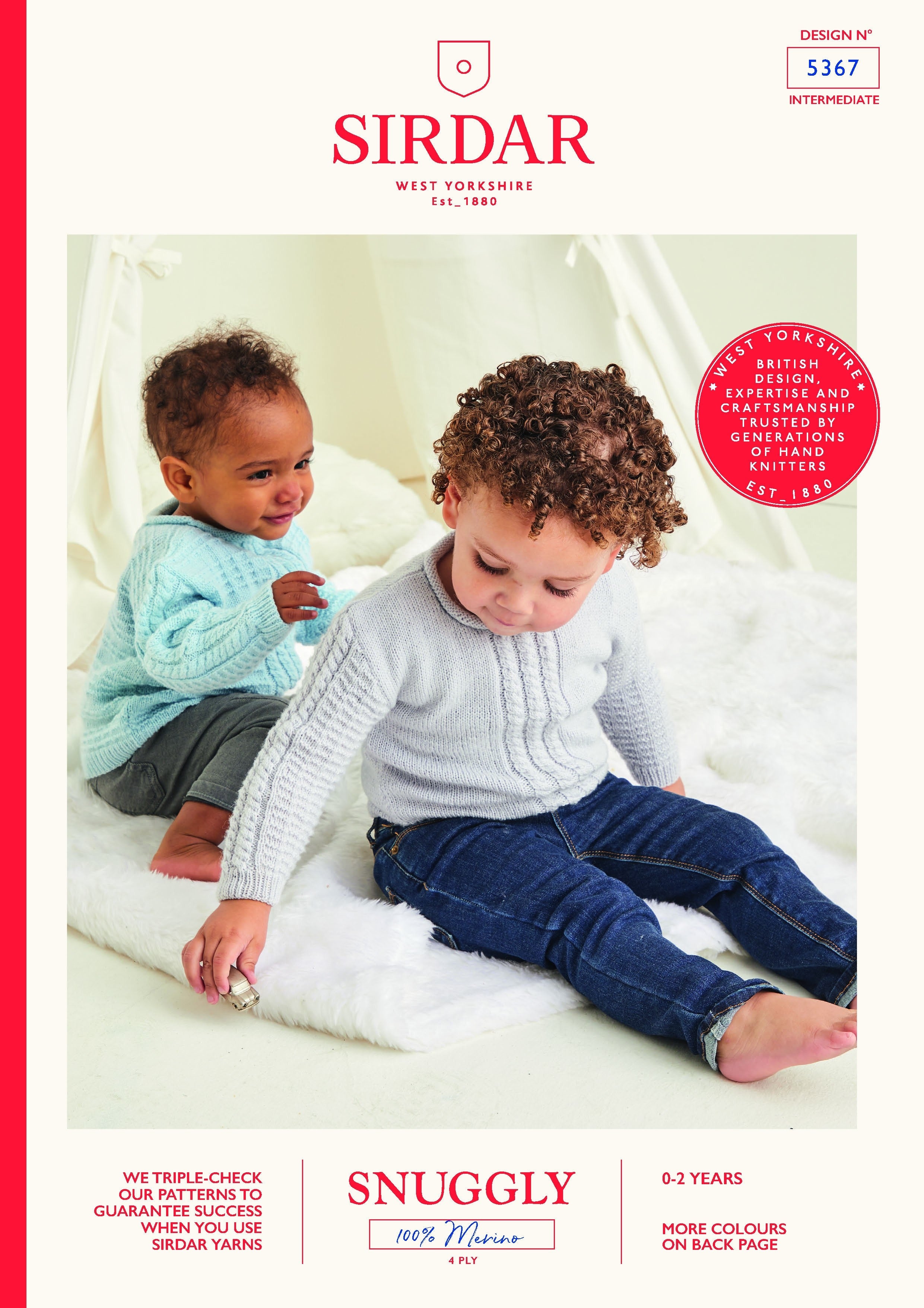 Leaflet 5367 - Sirdar 4 Ply jumper