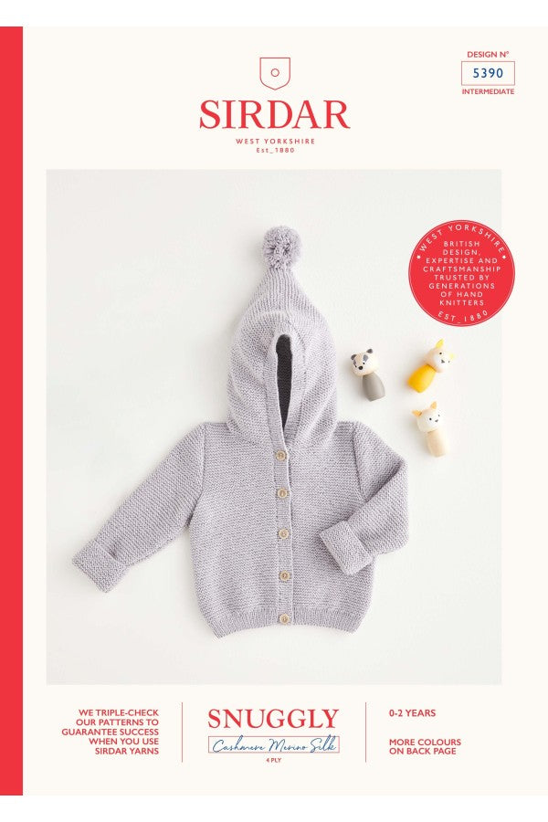 Leaflet 5390 - Sirdar 4 Ply hoodie
