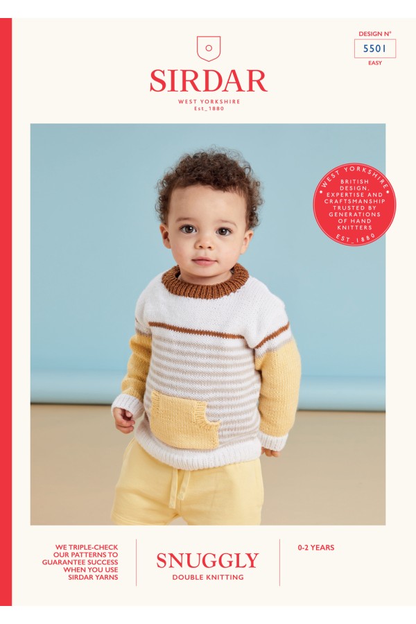 Leaflet 5501 - Sirdar DK jumper