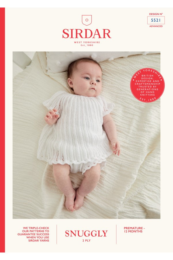 Leaflet 5521 - Sirdar Snuggly 2 Ply top & pants