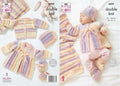 Leaflet 6029 - King Cole DK cardigan, jacket, hat, bootees & blanket