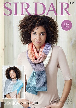Leaflet 8032 - Sirdar DK scarf & wrap