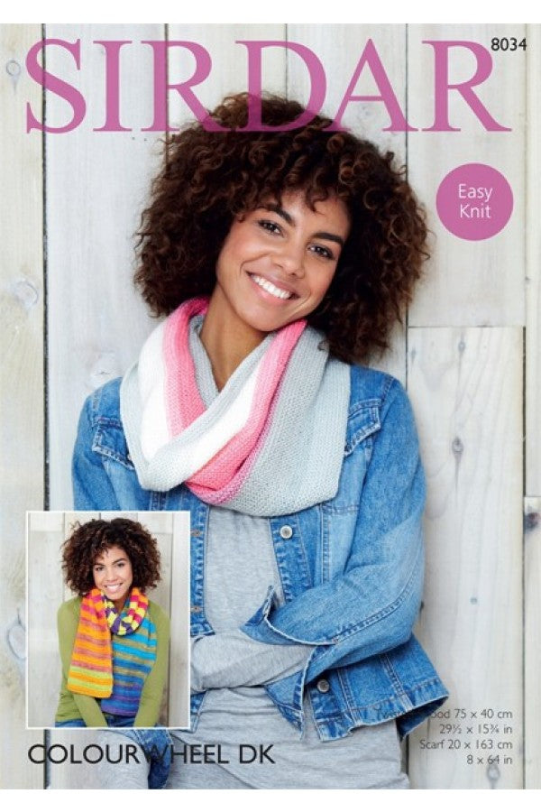 Leaflet 8034 - Sirdar DK Scarf