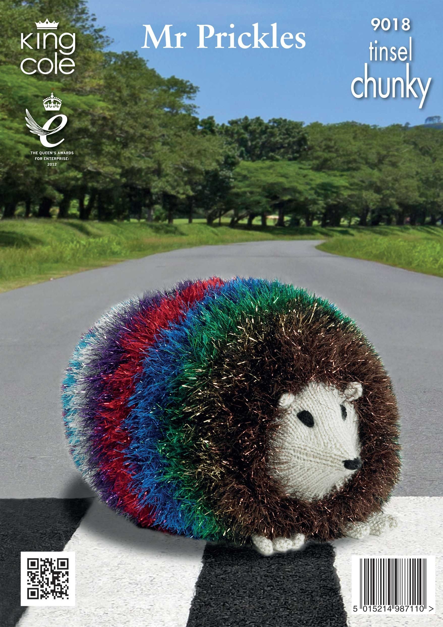 Leaflet 9018 - King Cole Tinsel Chunky hedgehog