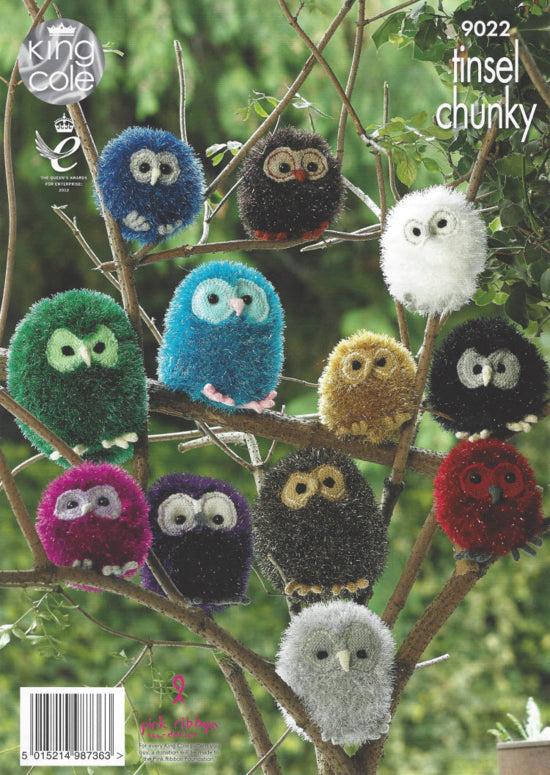 Leaflet 9022 - King Cole Tinsel Chunky owl