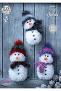 Leaflet 9030 - King Cole Tinsel snowman