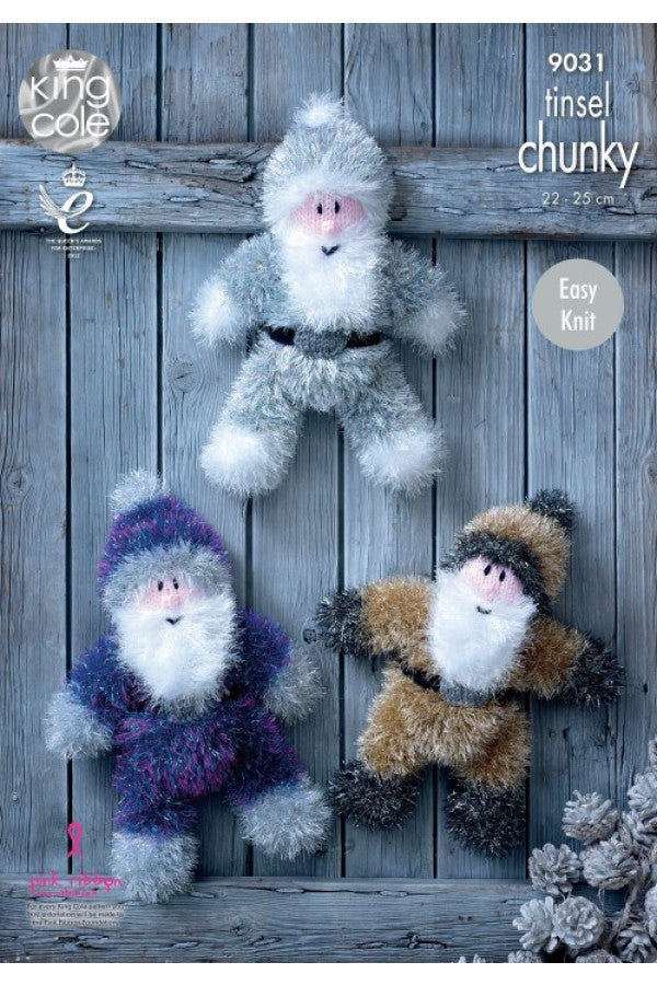 Leaflet 9031 - King Cole Tinsel santa