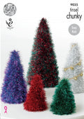 Leaflet 9035 - King Cole Tinsel Christmas tree & balls