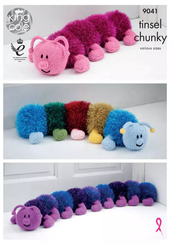 Leaflet 9041 - King Cole Tinsel Chunky doorstop & draught excluder