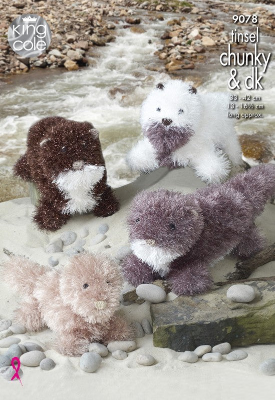 Leaflet 9078 - King Cole Tinsel otter