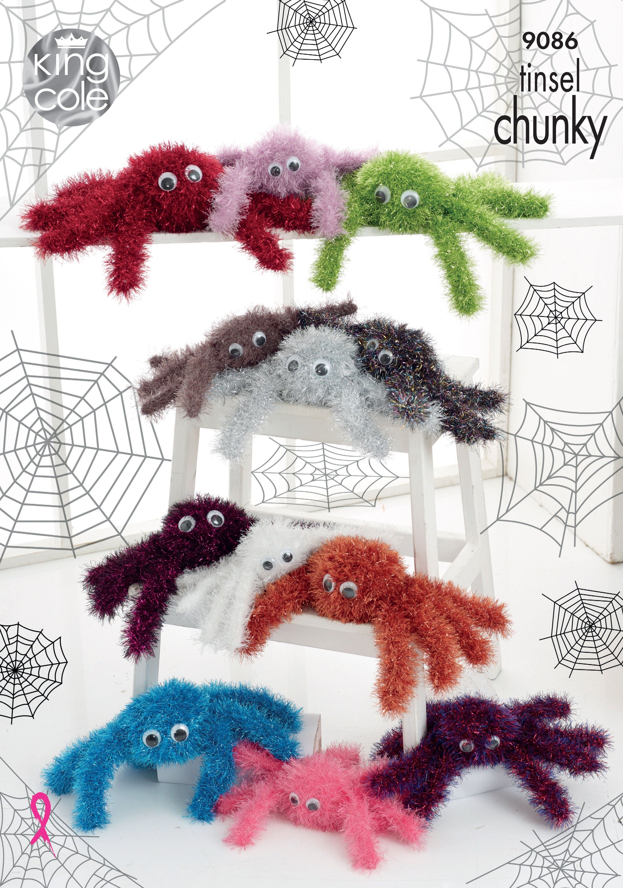 Leaflet 9086 - King Cole Tinsel spiders