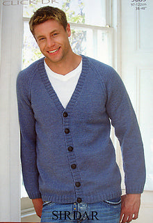 Leaflet 9089 - Sirdar DK Men's Cardigan