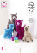 Leaflet 9129 - King Cole Tinsel alpacas