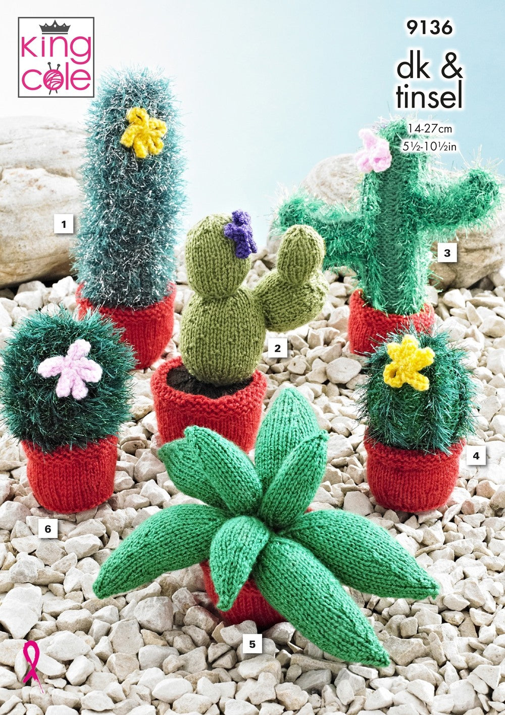 Leaflet 9136 - King Cole Tinsel cactus in pots