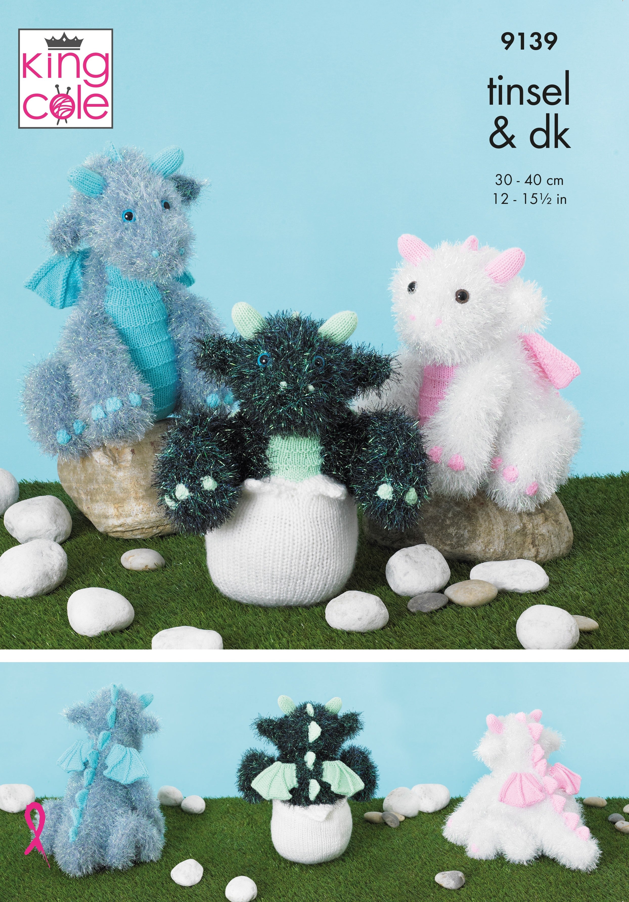 Leaflet 9139 - King Cole Tinsel dragons