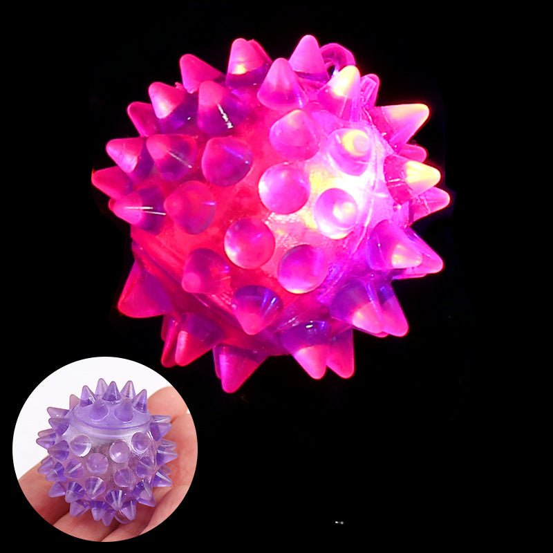 Light Up Spiky Ball-Green - Mooroolbark Wool
