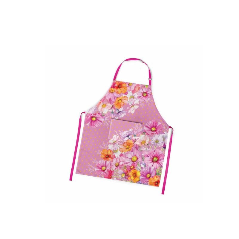 Lisa Pollock Apron - Wistful Wildflowers - AP22 - Mooroolbark Wool