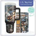 Lisa Pollock Big Guy Stainless 1.2L Mug Man Cave - SSBG03 - Mooroolbark Wool