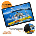 Lisa Pollock Camp Mat-Fishing & Beer - CMPM04 - Mooroolbark Wool